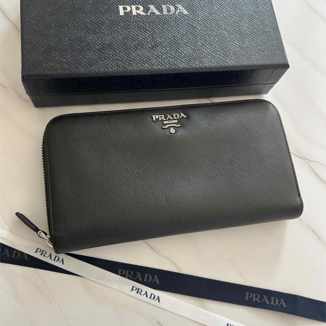 PRADA - 866 美品 PRADA プラダ 長財布 ラウンドファスナーの通販 by