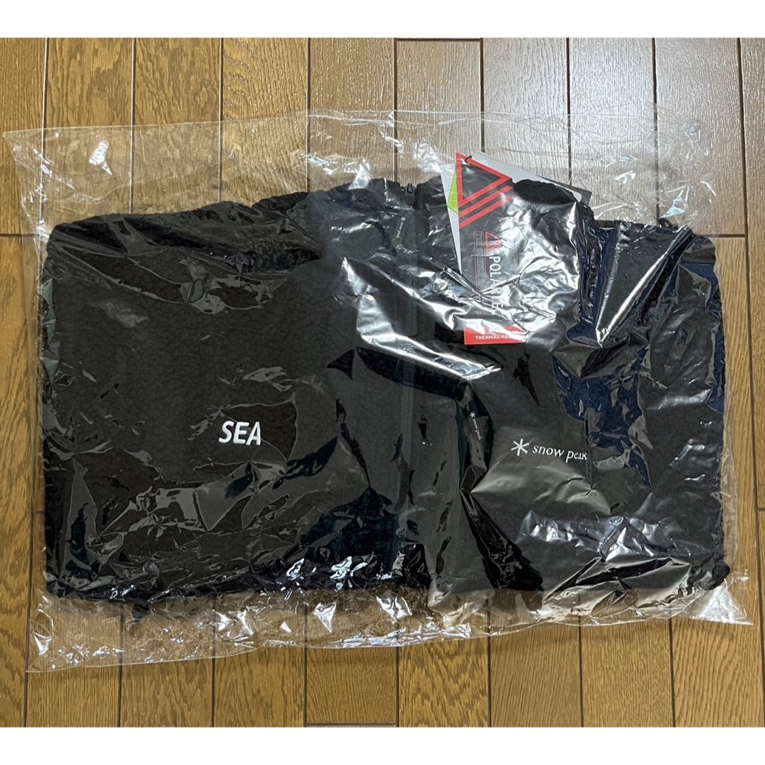 黒M wind and sea snow peak fleece jacket