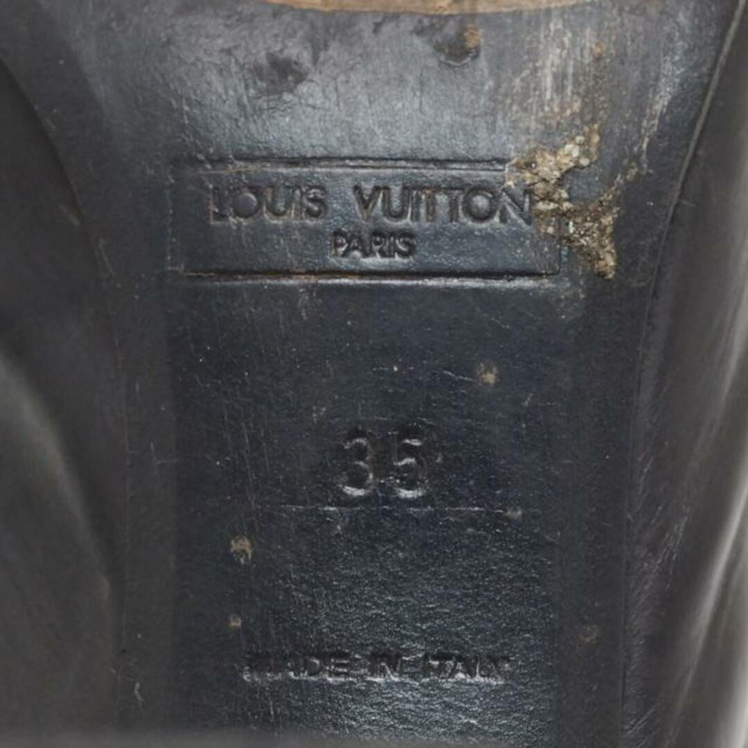 LOUIS VUITTON(ルイヴィトン)のルイヴィトン サンダル 35 レディース - 黒 レディースの靴/シューズ(サンダル)の商品写真