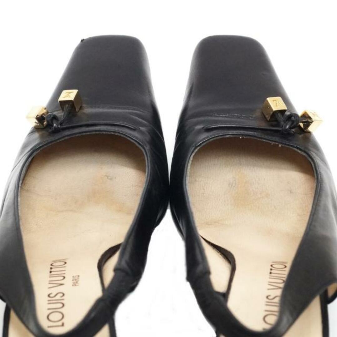 LOUIS VUITTON - ルイヴィトン サンダル 35 レディース - 黒の通販 by