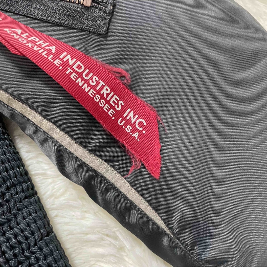 ALPHA INDUSTRIES(アルファインダストリーズ)のALVA-1701W シングルライダース ウィンタージャケット GUNMETAL メンズのジャケット/アウター(ライダースジャケット)の商品写真