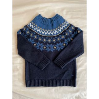 プチバトー(PETIT BATEAU)のpetitbateauプチバトー ジャガードニット(ニット)