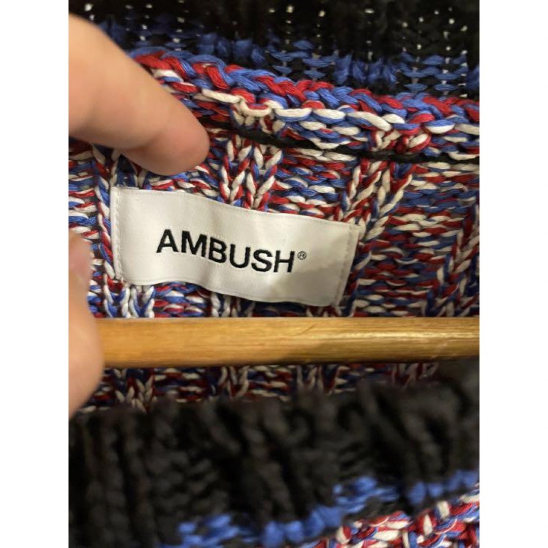 # アンブッシュ　UNBUSH ニット　セーター　トリコロール　ロング　ビッグ