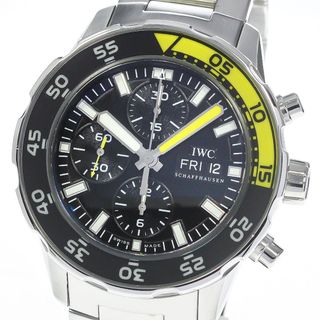 インターナショナルウォッチカンパニー(IWC)のIWC SCHAFFHAUSEN IW376708 アクアタイマー クロノグラフ デイデイト 自動巻き メンズ _778630(腕時計(アナログ))