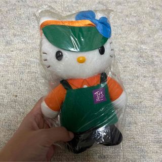 ハローキティ(ハローキティ)のハローキティ　ぬいぐるみ　万代キティ　コラボキティ(ぬいぐるみ)