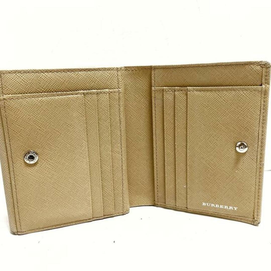 バーバリー Wホック財布 - アイボリー バーバリー Wホック財布 - アイボリー
