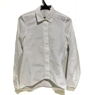 美品 ジルサンダー ピリングプルオーバー 半袖シャツ レディース 生成 32 リネンxシルクxカナパ JIL SANDER