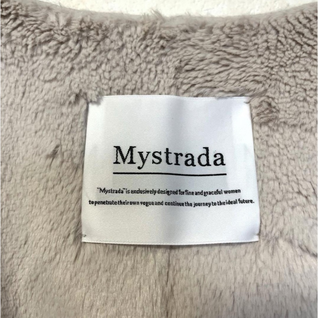 Mystrada(マイストラーダ)のマイストラーダ フェイクムートン コート レディースのジャケット/アウター(ムートンコート)の商品写真