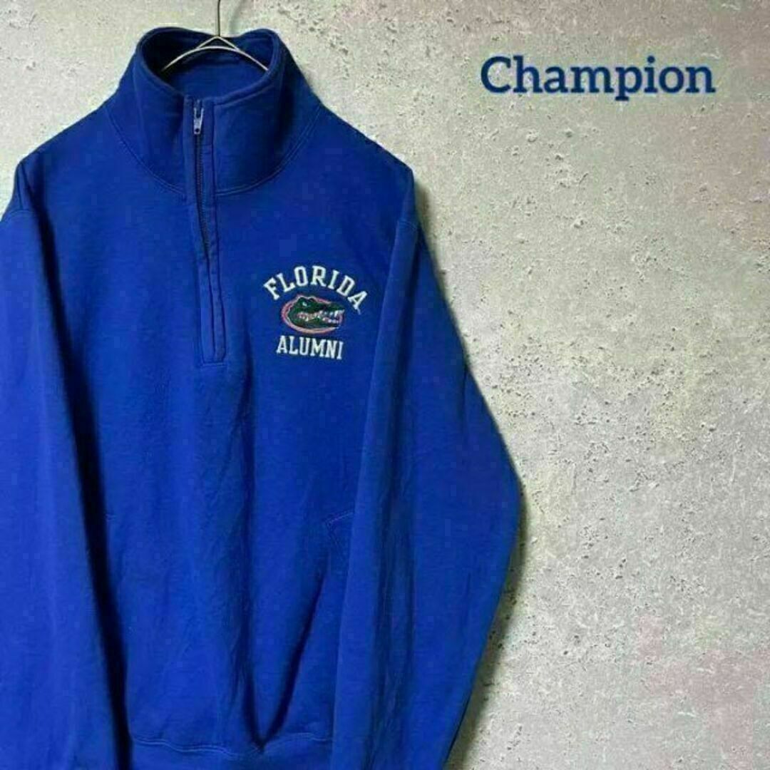 Champion チャンピオン カレッジロゴ フロリダ大学 ハーフジップ XS