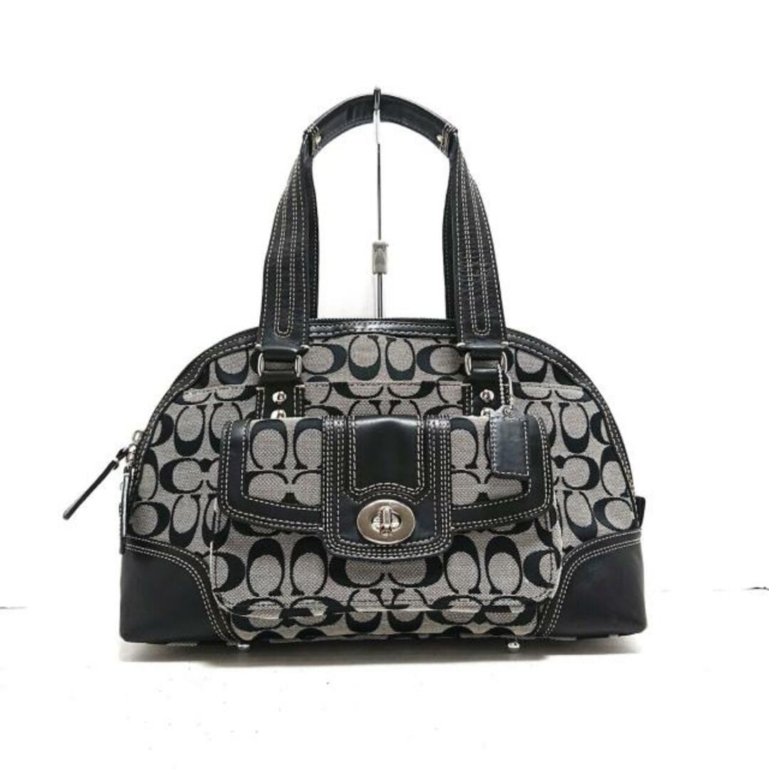 COACH - COACH(コーチ) ハンドバッグ F13977 黒×白