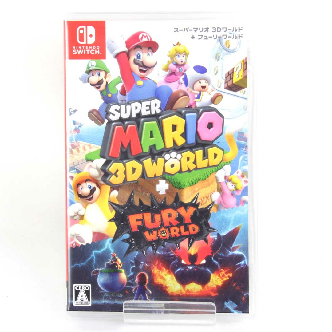 美品『USED』 スーパーマリオ 3Dワールド+フューリーワールド ゲームソフト  Nintendo Switchソフト