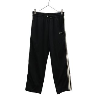 CELINE セリーヌ 21AW CHAINS TRACK PANTS IN COTTON FLEECE コットンフリース チェーン ジョガーパンツ スウェットパンツ 2Z108052H ブラック