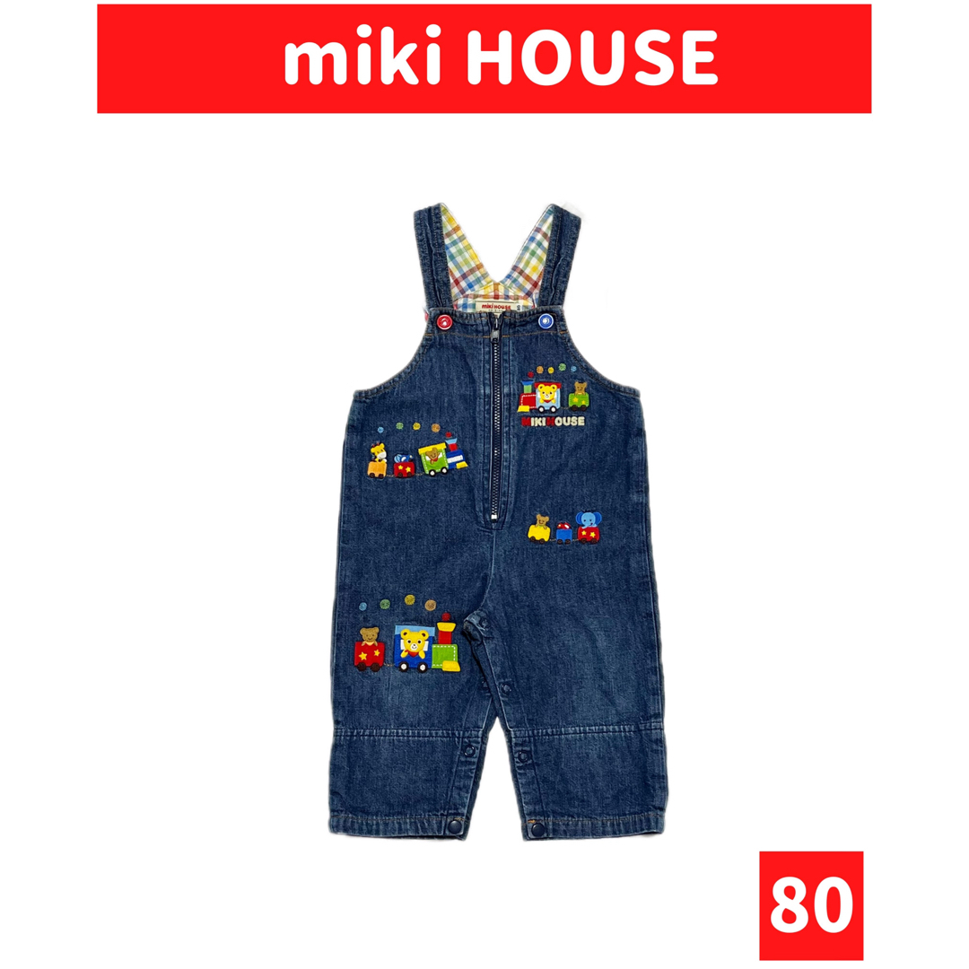 miki HOUSE/ミキハウス デニム サロペット size80