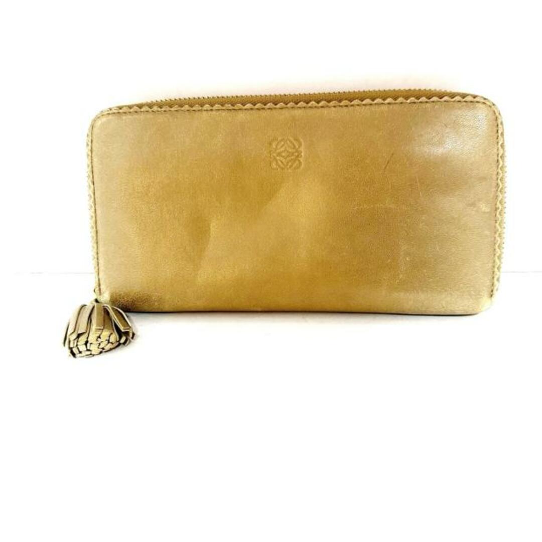 LOEWE - ロエベ 長財布 - ゴールド ナッパレザーの通販 by ブラン