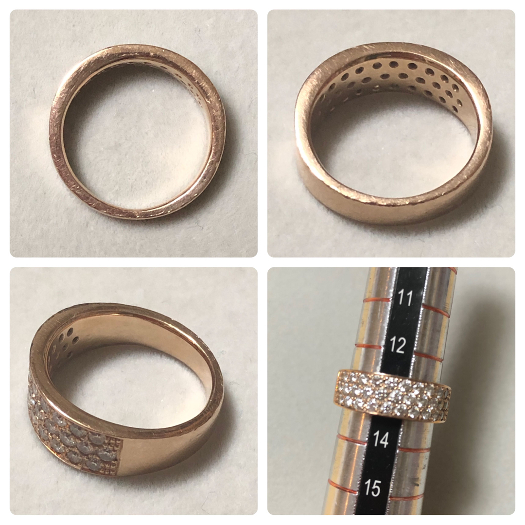 K18 全石H&C ☆ダイヤモンドリング 1ct レディースのアクセサリー(リング(指輪))の商品写真