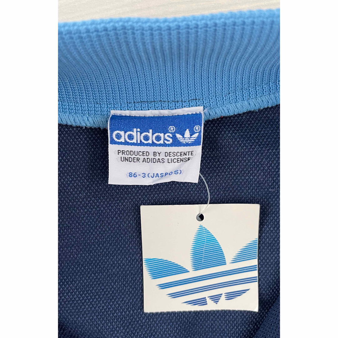 アディダスadidasトラックジャケット　80sビンテージ　デサント製　美品　S