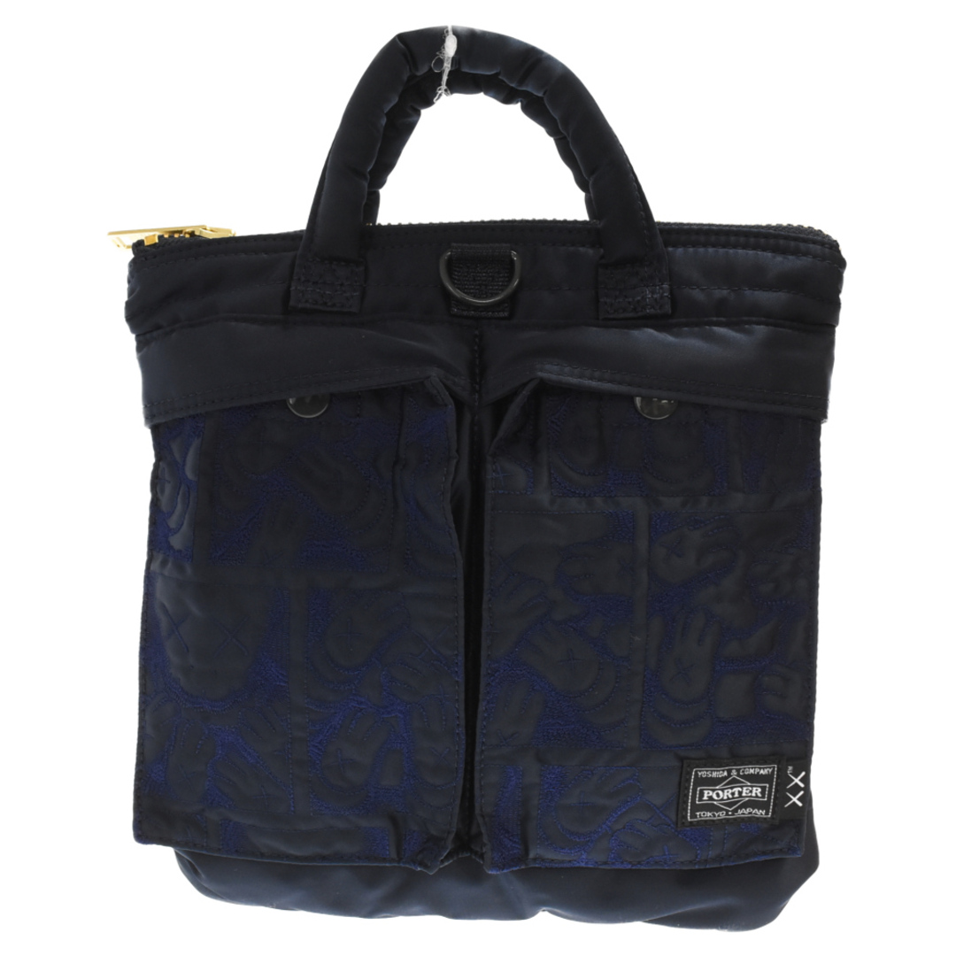 PORTER ポーター ×KAWS カウズ MINI HELMETBAG ミニヘルメットバッグ ネイビー 381-17964