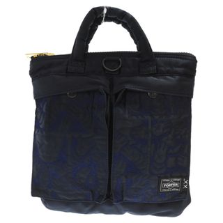 ポーター(PORTER)のPORTER ポーター ×KAWS カウズ MINI HELMETBAG ミニヘルメットバッグ ネイビー 381-17964(その他)