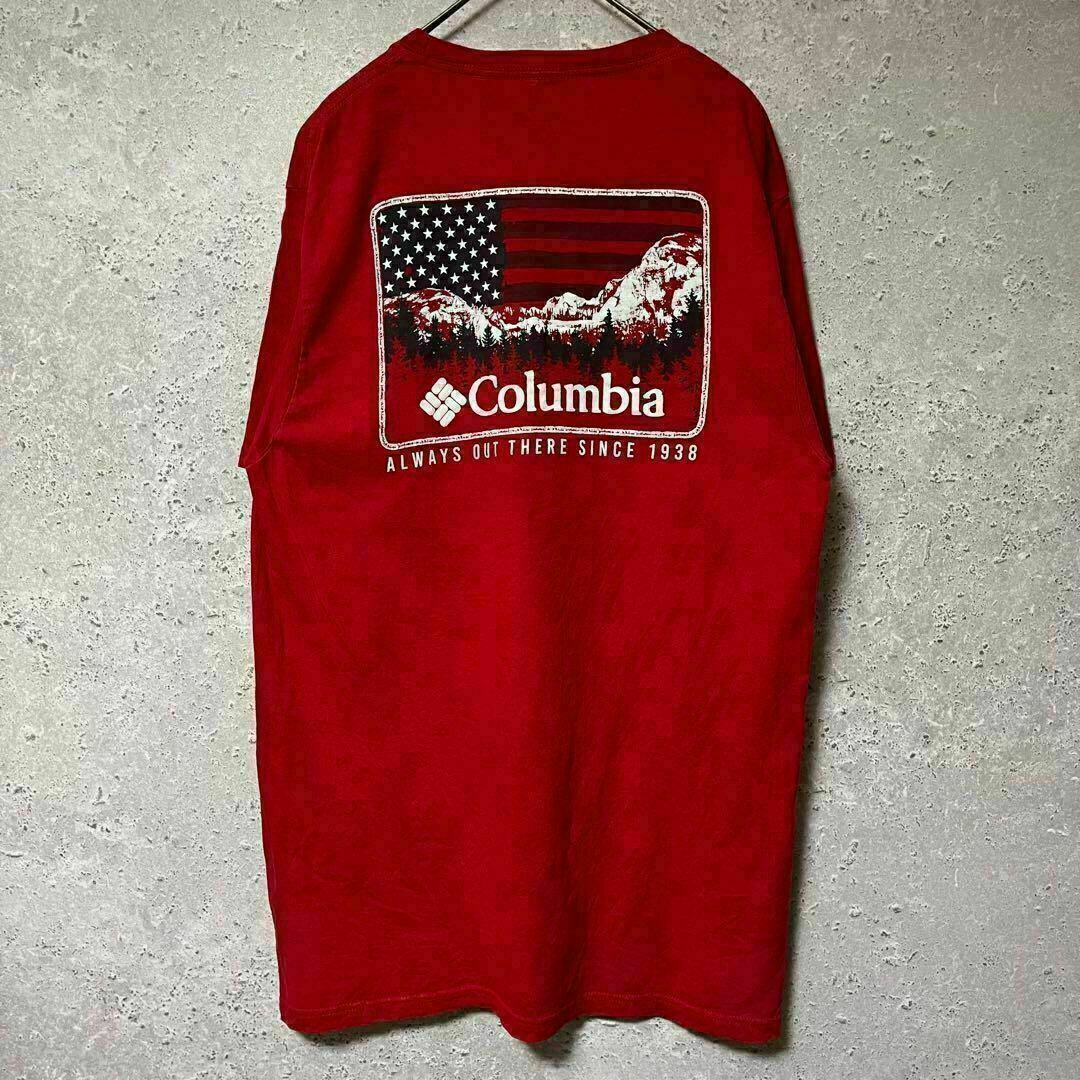 Columbia コロンビア Tシャツ 半袖 プリント スポーツ M