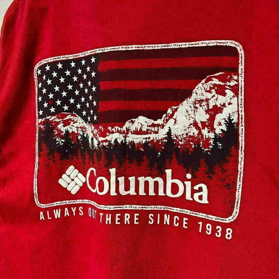 Columbia コロンビア Tシャツ 半袖 プリント スポーツ M 6