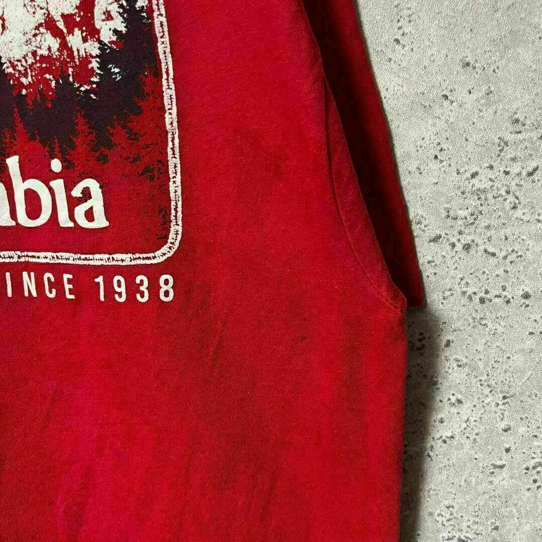 Columbia コロンビア Tシャツ 半袖 プリント スポーツ M 8