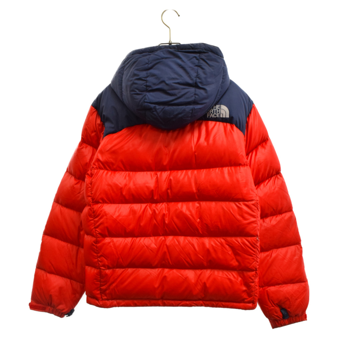 515センチ袖丈THE NORTH FACE ザノースフェイス 700FILL Nuptse down jacket ヌプシ ダウンジャケット レッド/ネイビー NFD00C53