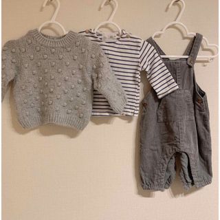 ザラキッズ(ZARA KIDS)のzaraベビーの洋服セットです(ロンパース)