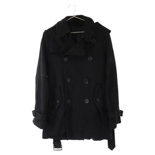 コムデギャルソン(COMME des GARCONS)のCOMME des GARCONS HOMME コムデギャルソンオム 08AW トレンチコート ブラック HB-C007(トレンチコート)