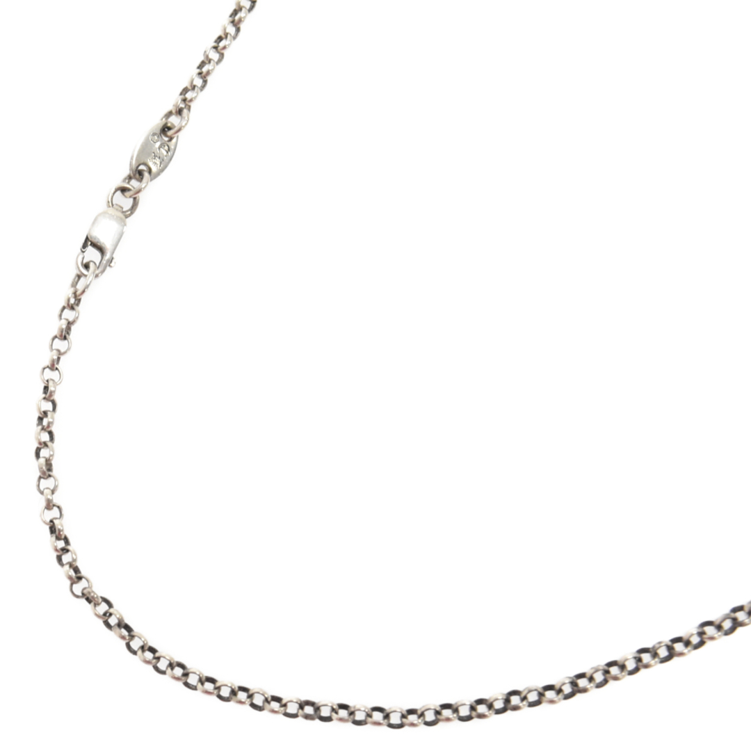 506センチ幅CHROME HEARTS クロムハーツ NECKCHAIN R20/ロールチェーン20inch シルバーネックレス