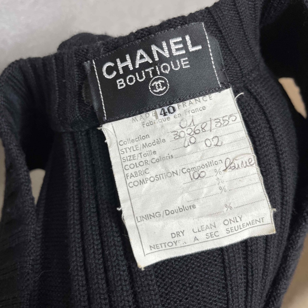 CHANEL(シャネル)のシャネルニットワンピース レディースのワンピース(ひざ丈ワンピース)の商品写真