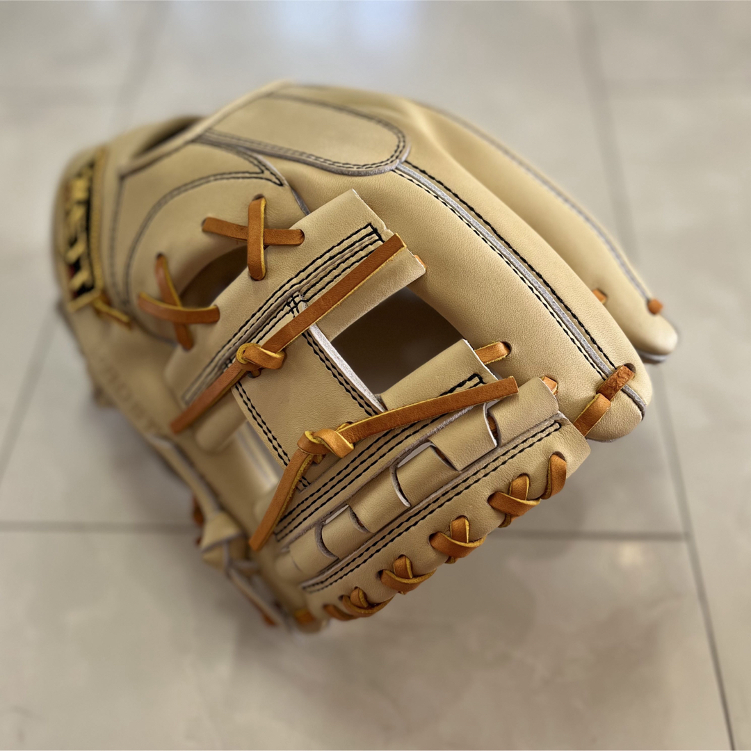ZETT(ゼット)の【新品】ゼット プロステイタス 軟式 オーダー 内野手 グローブ グラブ スポーツ/アウトドアの野球(グローブ)の商品写真