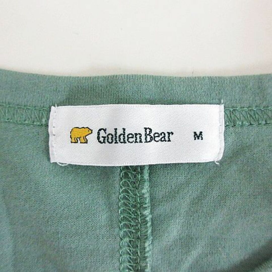 Golden Bear(ゴールデンベア)のゴールデンベア ワンピース 七分袖 丸首 ロング丈 コットン M グリーン レディースのワンピース(ロングワンピース/マキシワンピース)の商品写真