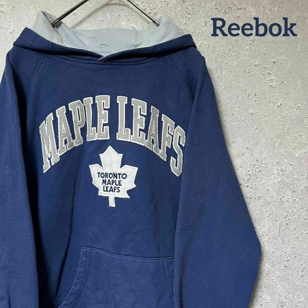 Reebok リーボック パーカー NHL アイスホッケー メイプルリーフス L