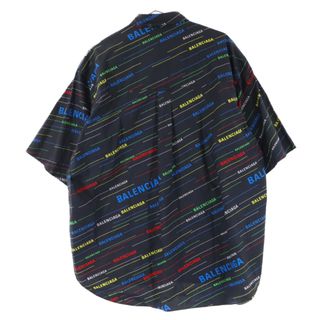 BALENCIAGA バレンシアガ 19SS Short Sleeve Pocket Shirt TDL54 ショートスリーブポケット半袖シャツ 556869 マルチカラー