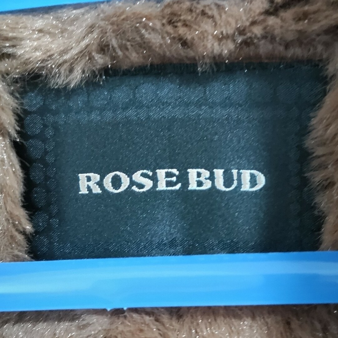 ROSE BUD(ローズバッド)のROSEBUD★ローズバッド　フェイクムートンコート　ファーコート　ロングコート レディースのジャケット/アウター(ムートンコート)の商品写真
