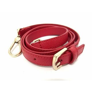 フルラ(Furla)の■極美品■ FURLA フルラ レザー バッグ用 ショルダーストラップ 斜め掛け 肩掛け レディース レッド系 BF3454 (その他)