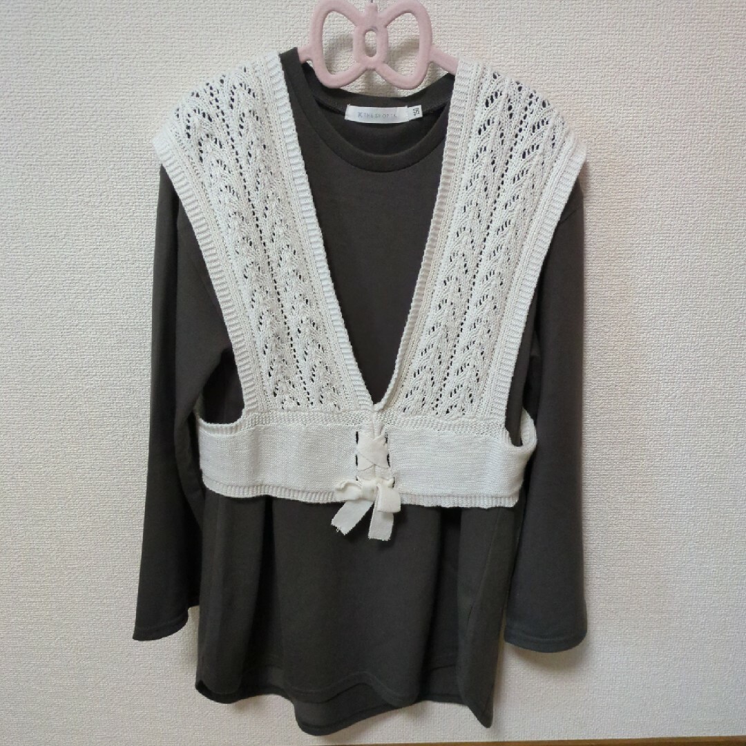 THE SHOP TK(ザショップティーケー)のチェニック　150 キッズ/ベビー/マタニティのキッズ服女の子用(90cm~)(Tシャツ/カットソー)の商品写真