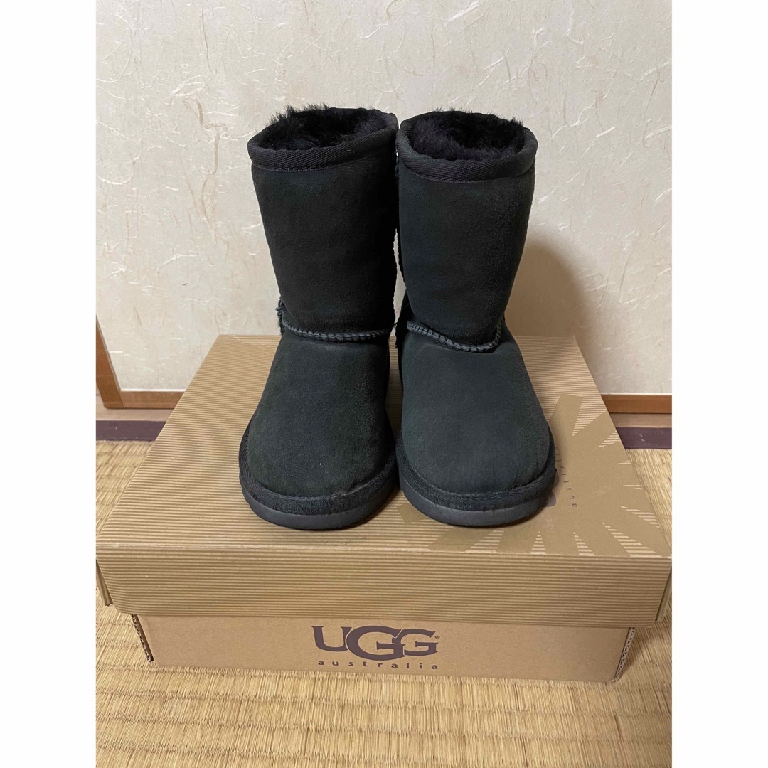 UGG T CLASSIC Kids BLACK 16cm