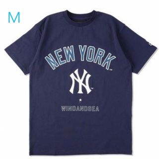 ウィンダンシー(WIND AND SEA)のMLB x WDS LOGO TEE / YANKEES × 1 M(Tシャツ/カットソー(半袖/袖なし))