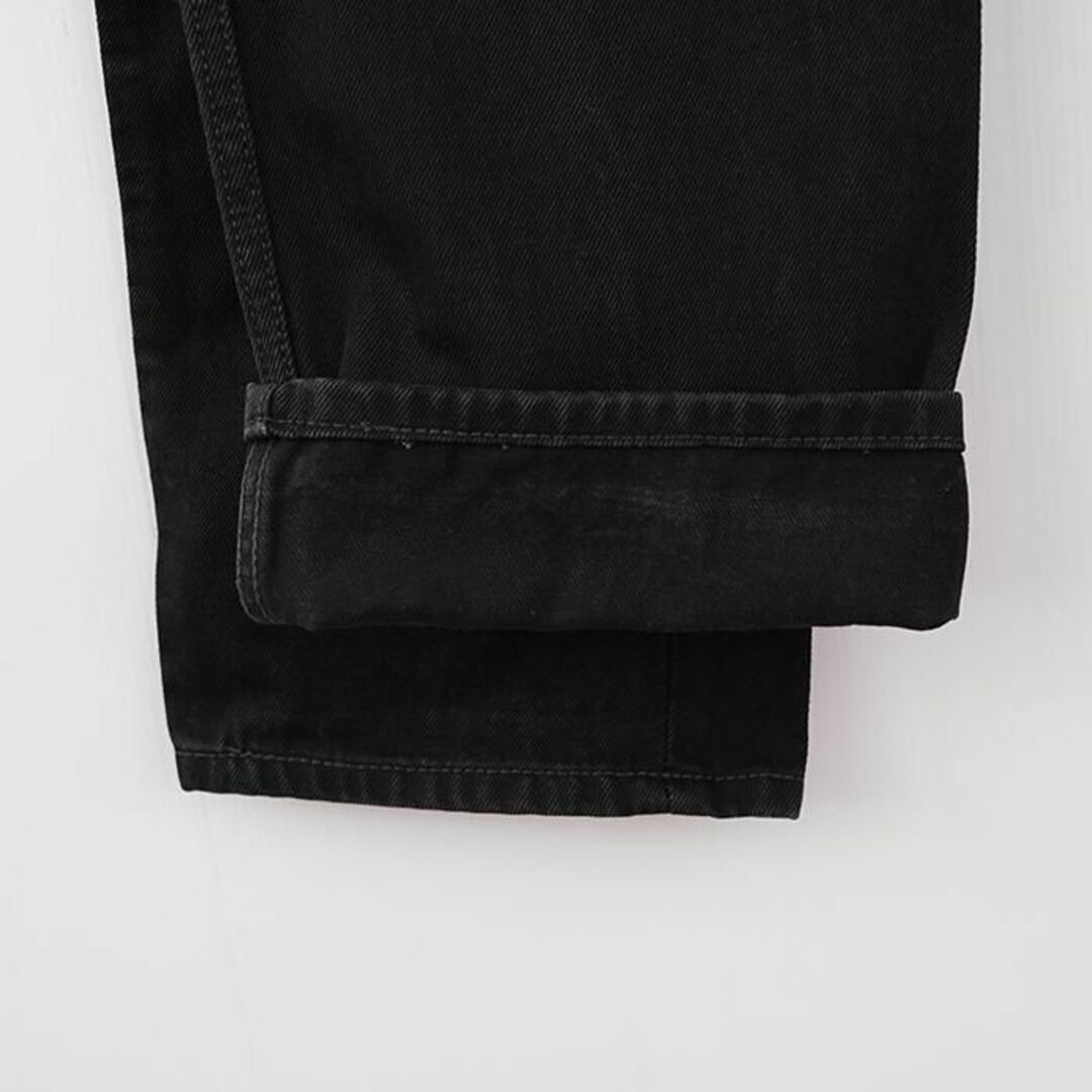 W33 Levi's リーバイス505 ブラックデニム バギーパンツ ワイド 黒