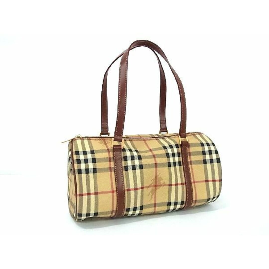 極美品】BURBERRY バーバリー ハンドバッグ PVC ノバチェック-