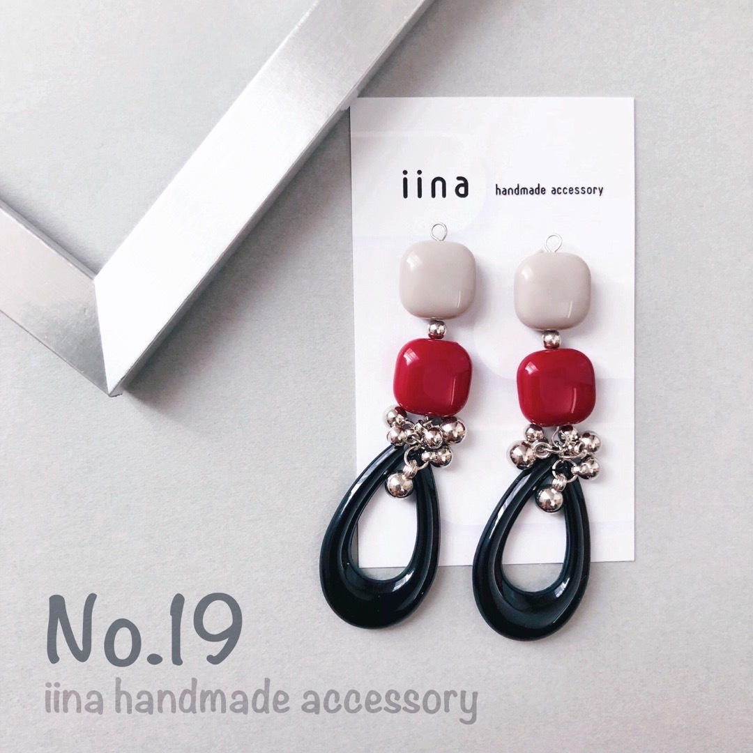 No.19〗ハンドメイド ピアス/イヤリングの通販 by ｉｉｎａ handmade ...