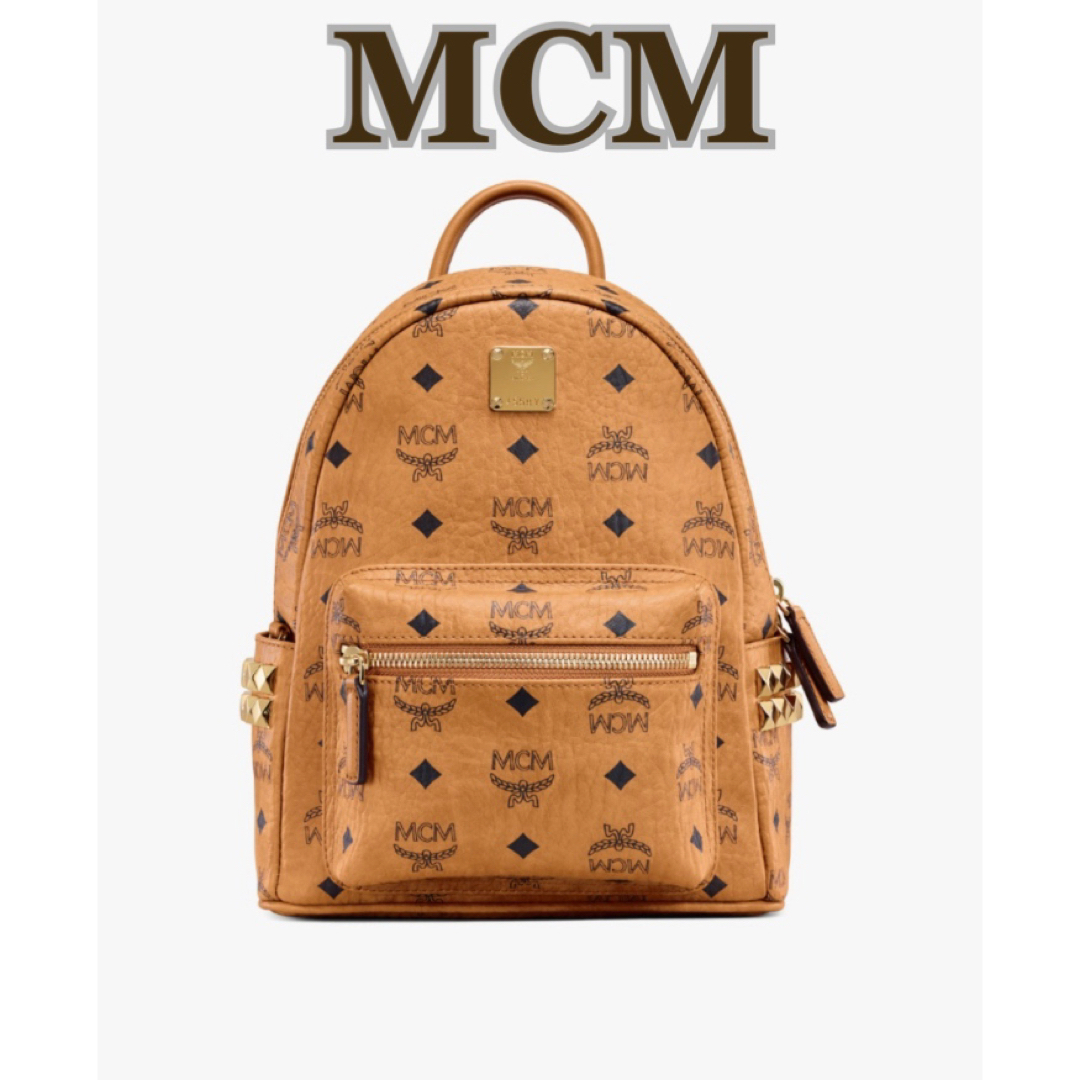 MCM バックパックミニ MINI 国内正規品 スタッズ エムシーエム