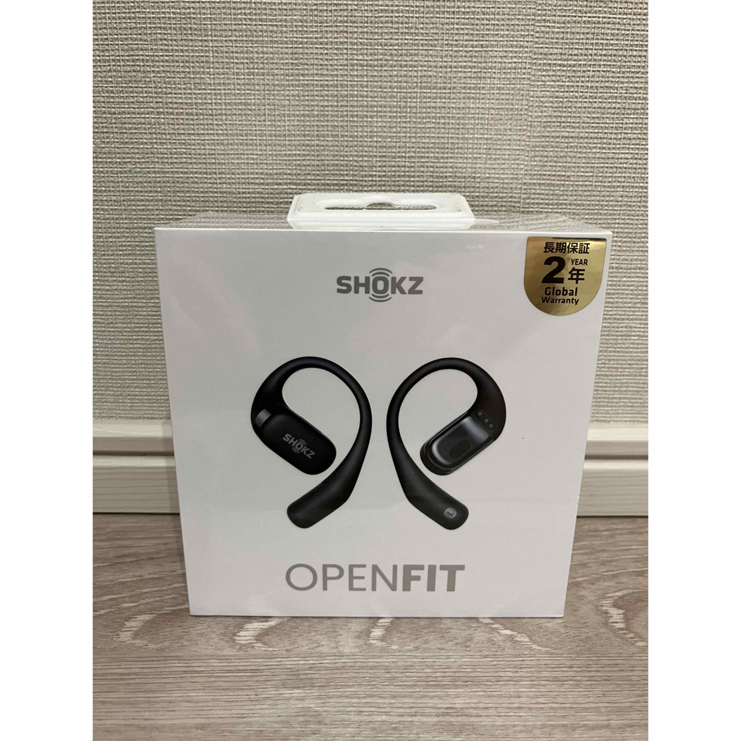 【新品未使用】Shokz OPENFIT SKZ-EP-000020 ブラックワイヤレスワイヤレス接続端子