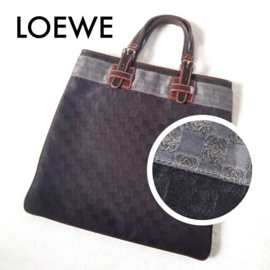 LOEWE - 極美品 ロエベ A4可 トートバッグ リピートアナグラム ...