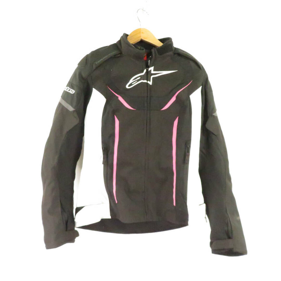 美品 alpinestars アルパインスターズ 3211020 STELLA T-JAWS V3 WATERPROOF 防水ジャケット 1点 M ポリエステル他 ステラTジョーズ 黒/白/フクシア バイク レディース AU2187A4380cm総丈