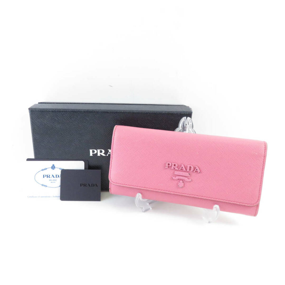 PRADA プラダ 1MH132 BEGONIA 長財布 1点 レディース AM4922C