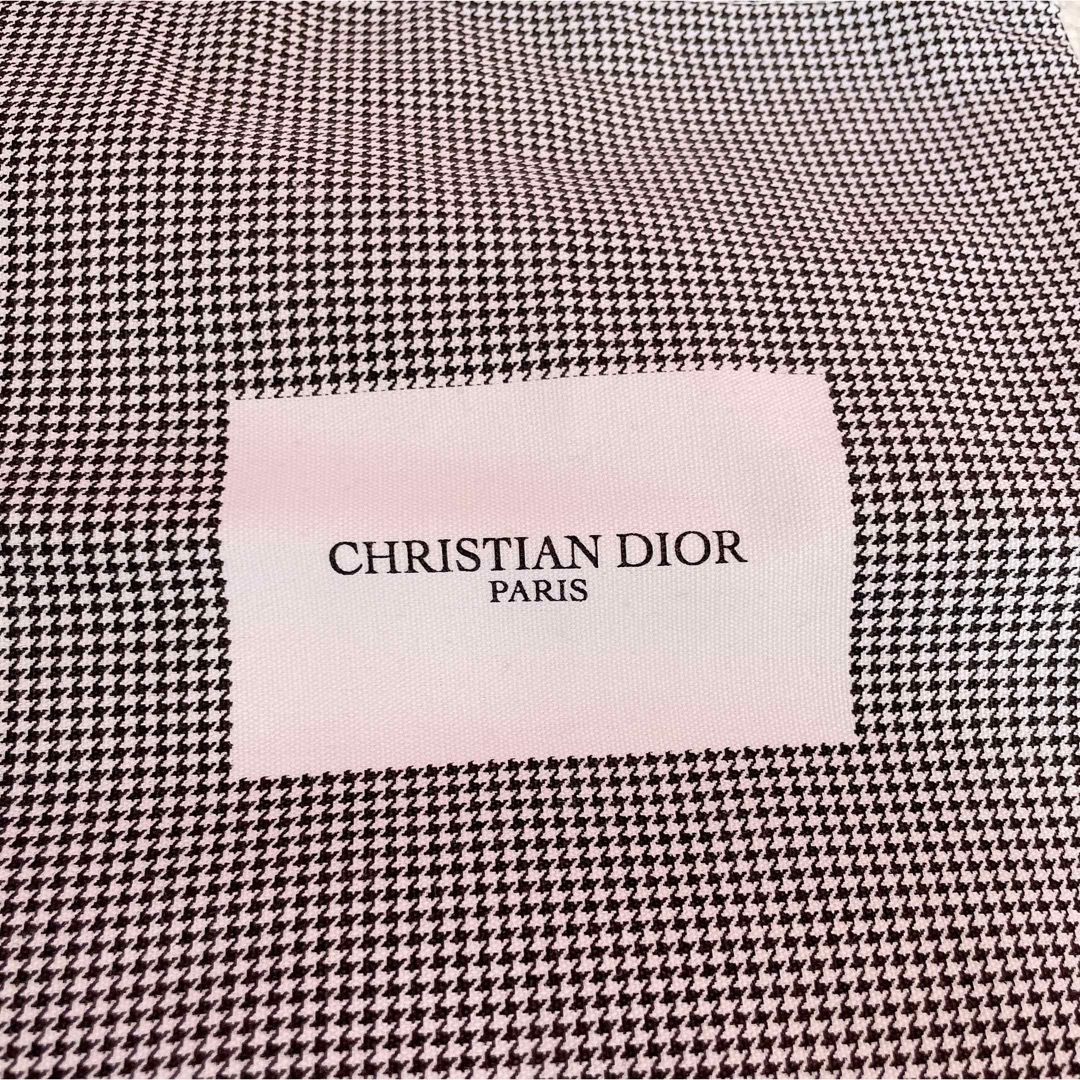 Christian Dior(クリスチャンディオール)のChristian Dior ディオール 巾着 ポーチ 袋 千鳥柄 レディースのバッグ(ショップ袋)の商品写真