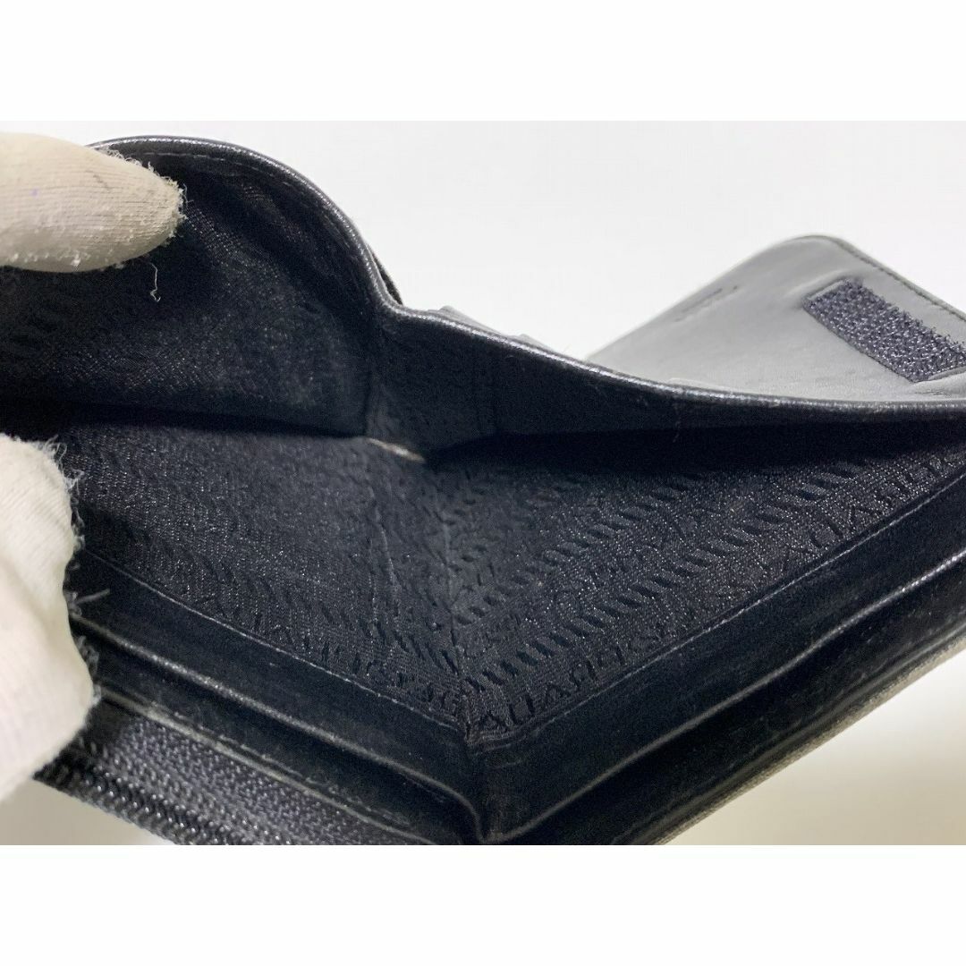 PRADA(プラダ)のPRADA プラダ 二つ折り 財布 ラウンド 箱付 mbs レディースのファッション小物(財布)の商品写真