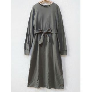 ザラ(ZARA)のZARA ザラ 長袖ワンピース プルオーバー ロング コットン マキシ 秋冬(ロングワンピース/マキシワンピース)